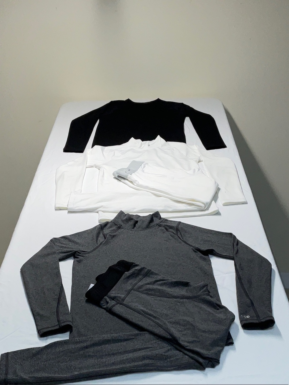 DSG Kids Matching Turtleneck Set in Black, White & Gray